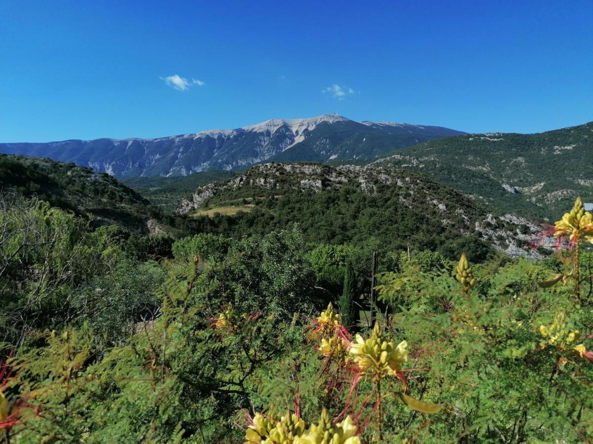 Les Villas Dorées - Villa Soleil face au Mont Ventoux Plaisians Esterno foto