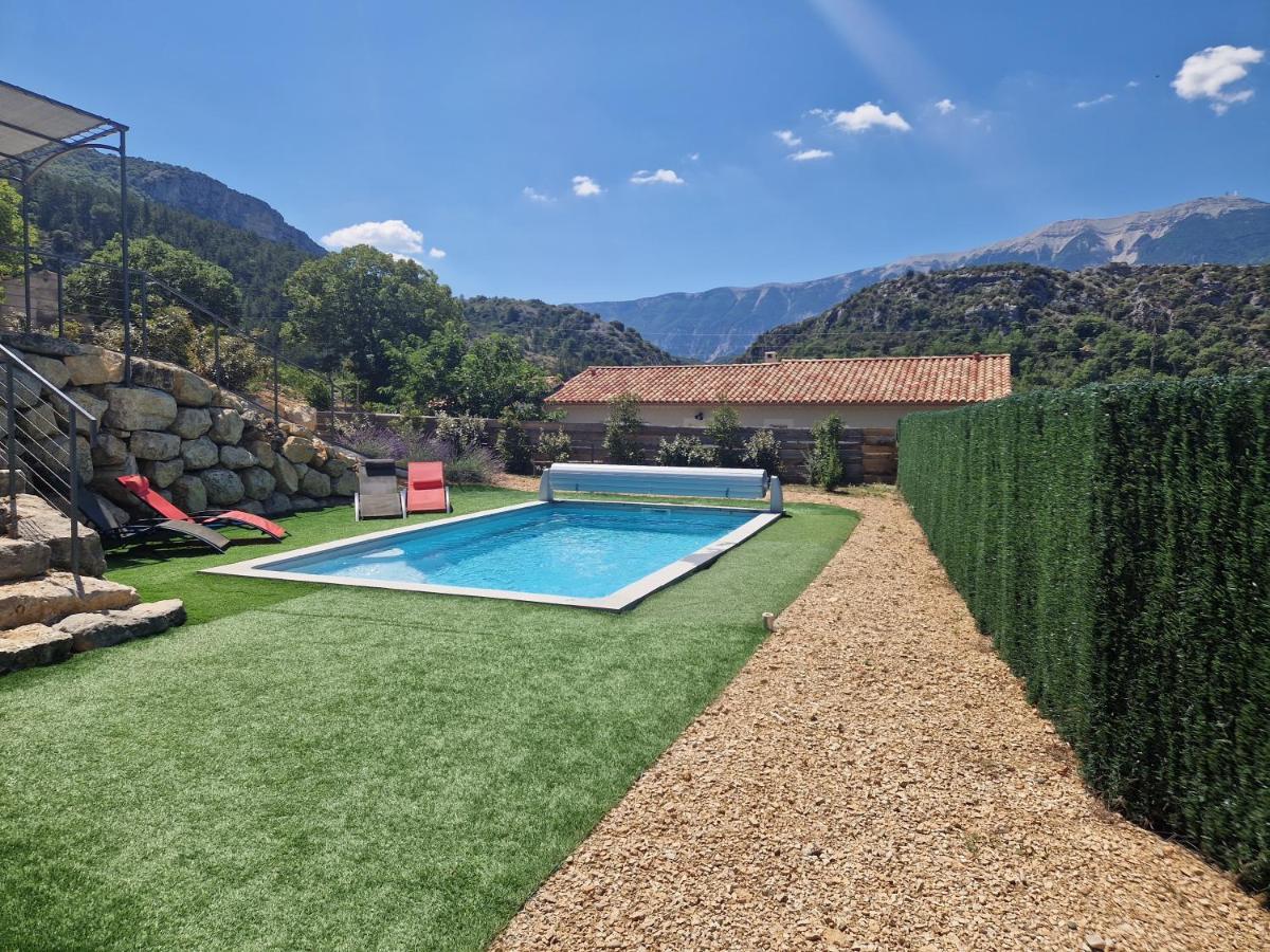 Les Villas Dorées - Villa Soleil face au Mont Ventoux Plaisians Esterno foto