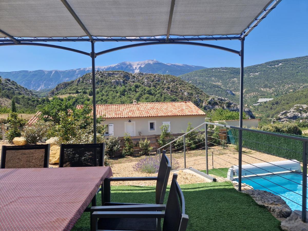 Les Villas Dorées - Villa Soleil face au Mont Ventoux Plaisians Esterno foto